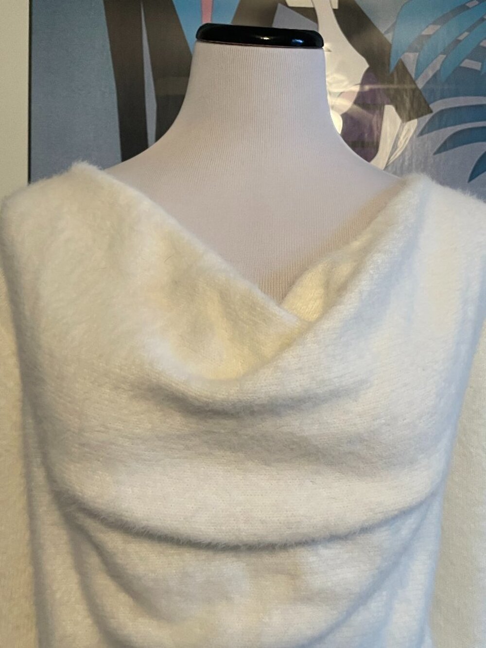 Cozy Lulu's Eyelash Cowl Neck Sweater